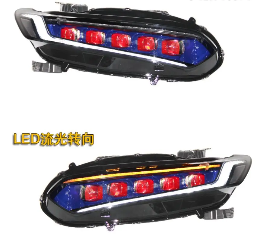 1set 2018~2020y car bupmer head light for Honda Accord headlight 10th car accessories All IN LED fog for Accord headlamp