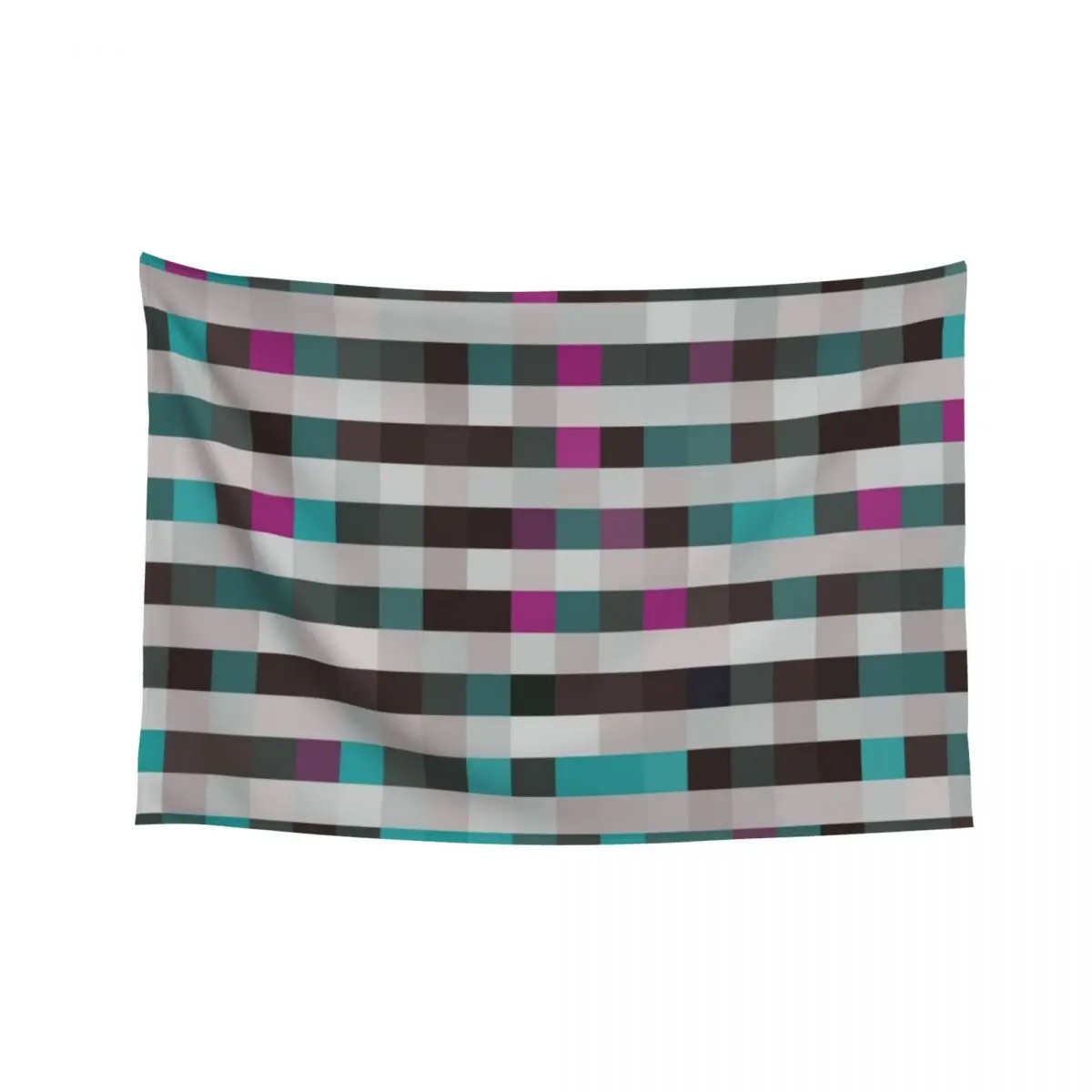 

pattern with colorful squares and stripes Tapestry House Decorations Wall Decorations Aesthetic Room Decors Tapestry
