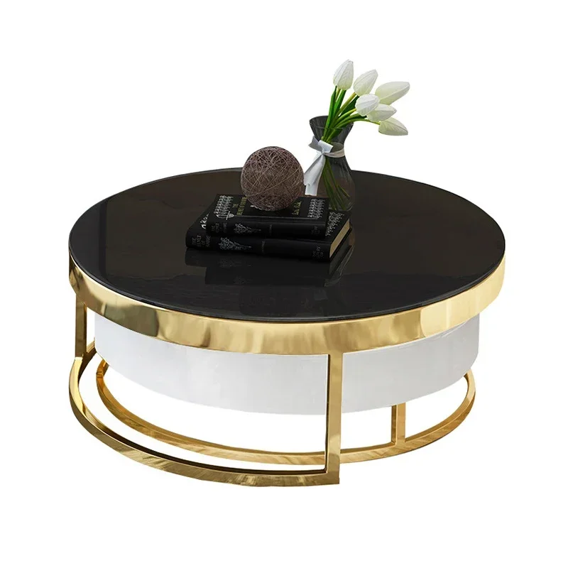 Modern Wood White Coffee Table Non-Slip Feet Smooth Surface Durable Build Easy Installation Easy to Use Reliable Performance
