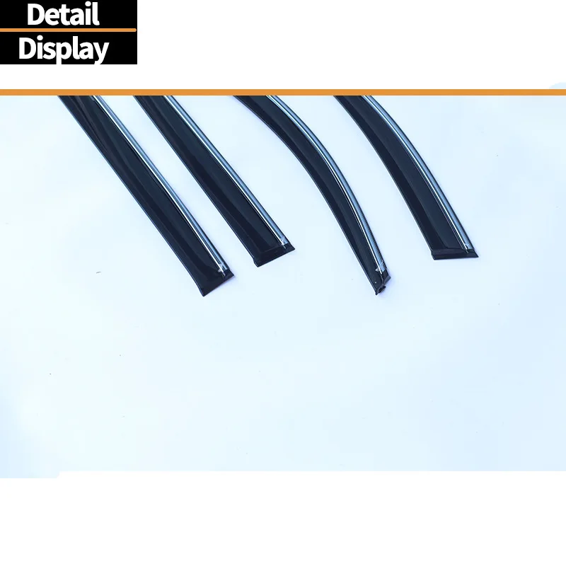 Suitable for VW Touareg Window visors rain screen side window visor Wind & Rain Deflectors No-Drill Design