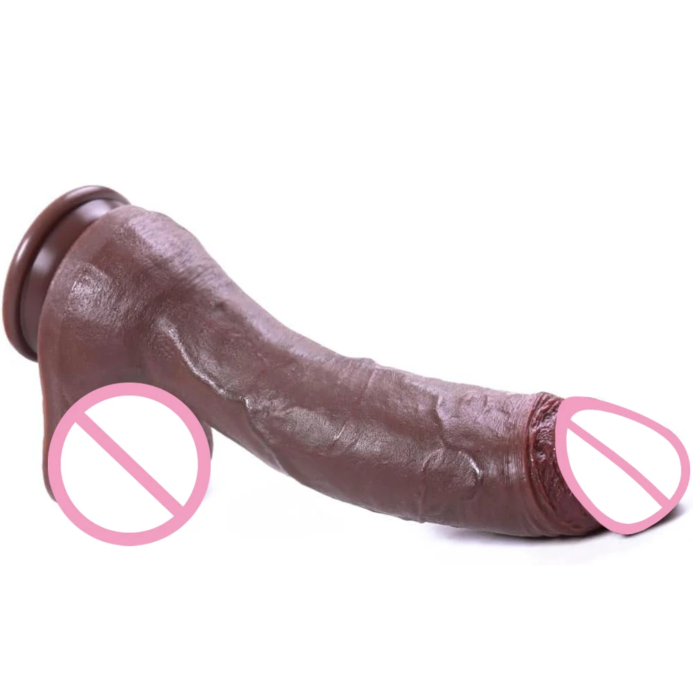 

Realistic Dildo Soft Silicone Vagina Masturbation and Anal Stimulation with Strong Suction Cups Sex Toys for Women Big Dick