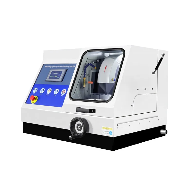 Automatic Metallographic Cutting Machine Lab Sample Cut Off Saw With Built In Coolant For Precision Metal Nonmetal Specimen