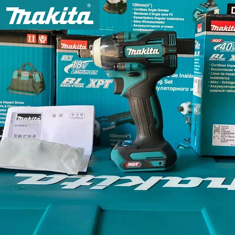 MAKITA TW004GZ Impact Wrench 40V Brushless Cordless Wrench 650N.m Rechargeable Handheld Car Repair Makita Power Tool TW004G