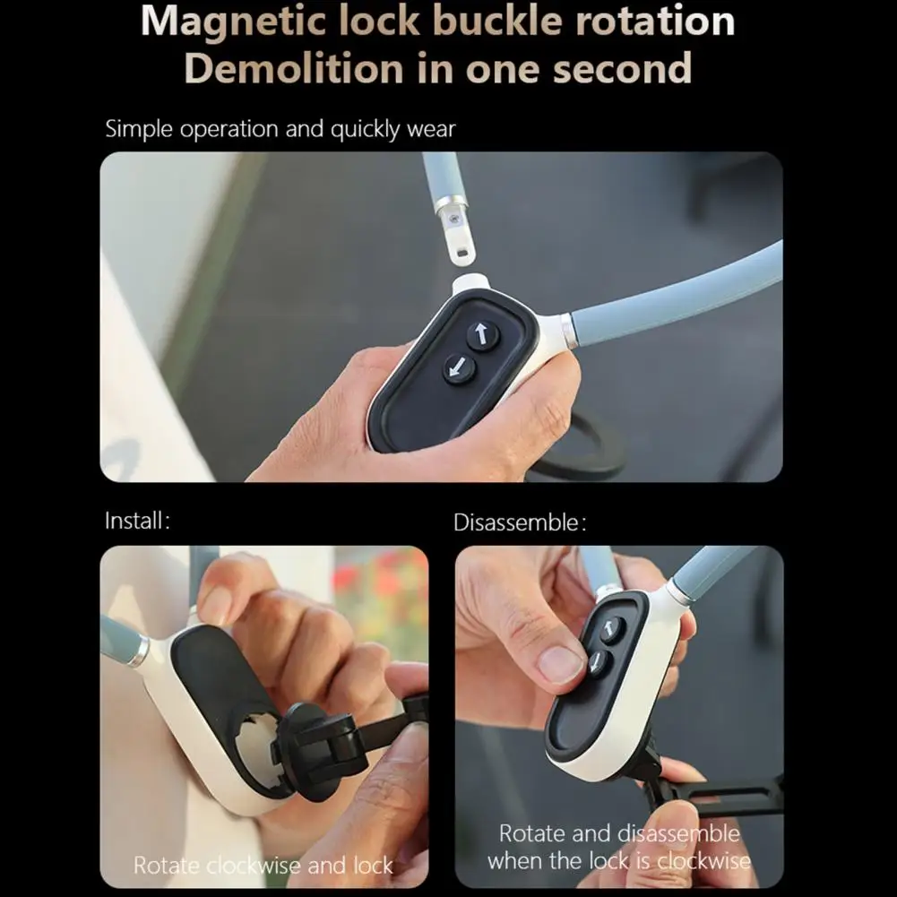 First-person Photography Accessory Hands-free Magnetic Neck Mount for Phones Quick Release Pov/vlog Selfie Holder Insta360