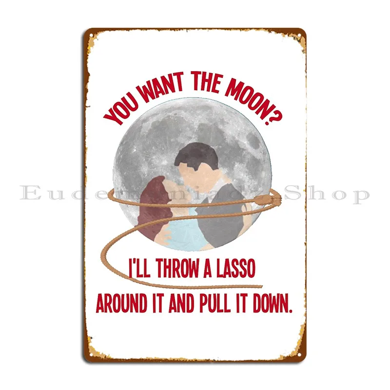 It S A Wonderful Life Christmas Gift You Want The Moon Metal Signs Wall Plaque Cinema Personalized Bar Cave Tin Sign Poster