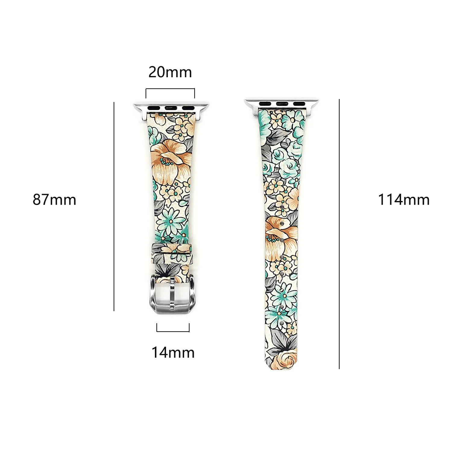 Cowhide Color Creative Strap for Applewatch9 Watch Strap for Iwatch Se   for Apple Band image 2