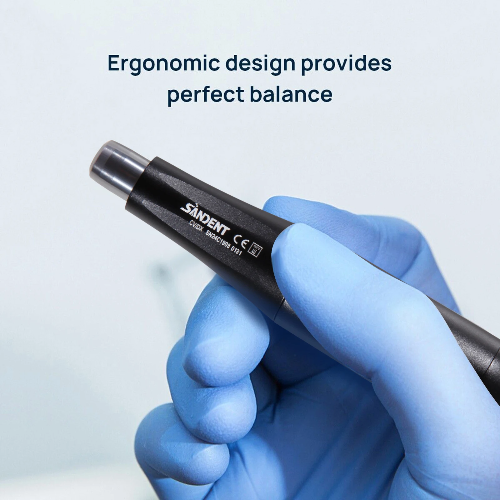 360° Swivel Dental Cordless Electric Hygiene Polishing Prophy Handpiece LCD Screen 4:1 Nose Cone + 2 Prophy Angles