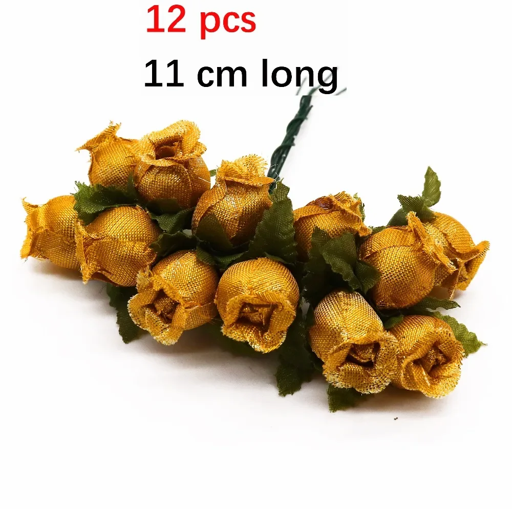 6/10/12/20/24/200pcs Goud Gemengde Hybride Bloem Cherry Meeldraden bessen Bundel DIY Cake Kerst Bruiloft Geschenkdoos Kransen De