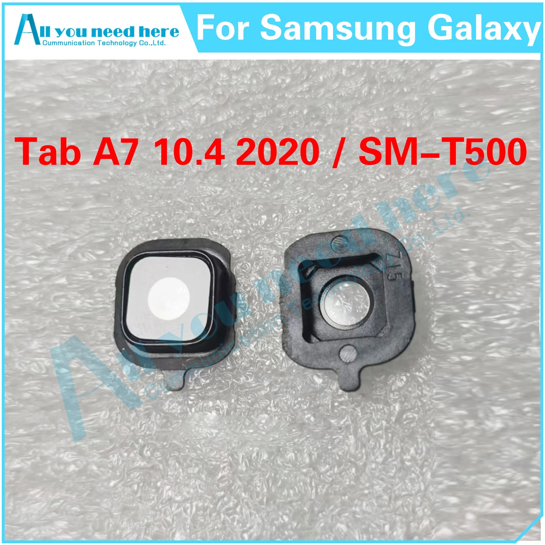 الزجاج الخلفي لسامسونج غالاكسي تبويب ، الكاميرا الخلفية ، عدسة خارجية ، إصلاح أجزاء ، استبدال ، A7 ، 10.4 ، 2020 ، SM-T500 ، T500