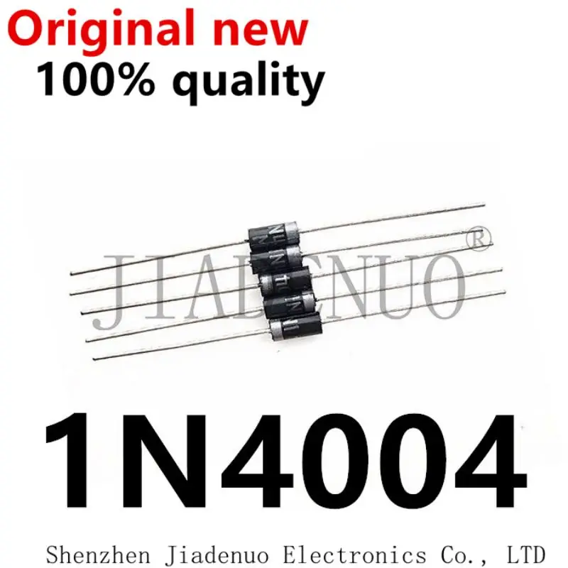 100% DO-41 칩셋, 오리지널 1N4004, 20-50 개