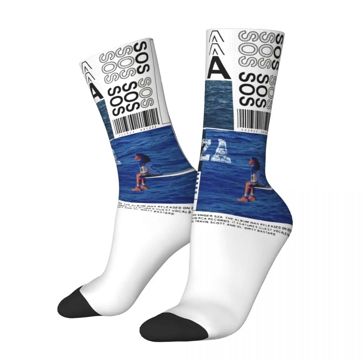 

Cool Unisex SZA 90s Retro Style Album Crew Socks Cool Rapper Merch Soccer Socks Cute Best Gift Idea