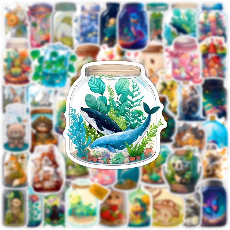 10/30/50PCS Cartoon World Children\'s PVC Sticker Aesthetic Decoration Scrapbooking Korean Stationery School Supplies for Kids