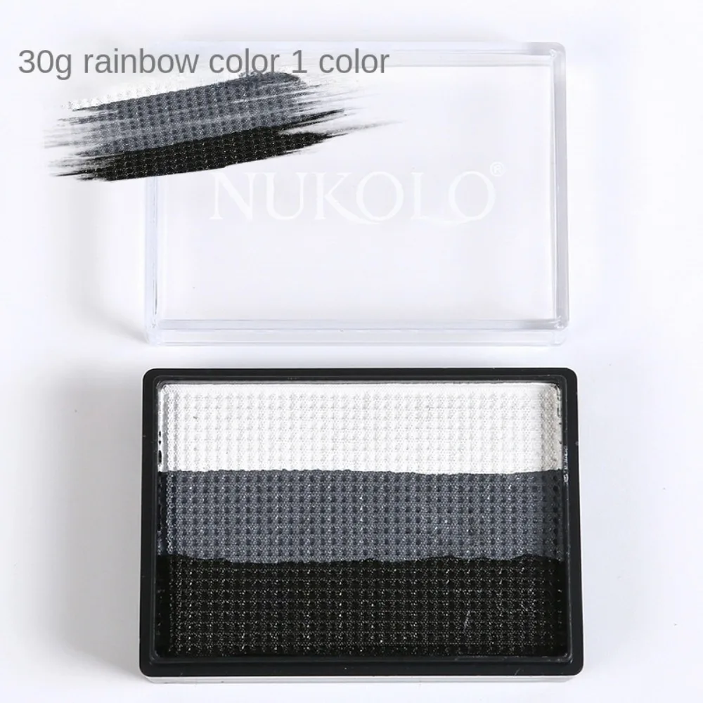 حبر أمان قابل للماء، طلاء الوجه، طلاء الوجه، قابل للذوبان في الماء، كريم رسم الوجه الجاف القابل للغسل، فن جسم الإنسان