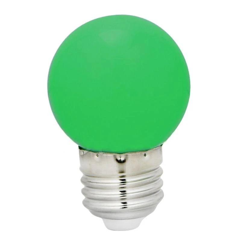 J2HB 1W E27 mini LED Golf Ball Bulb Light in Blue, Red, Green, Yellow,White