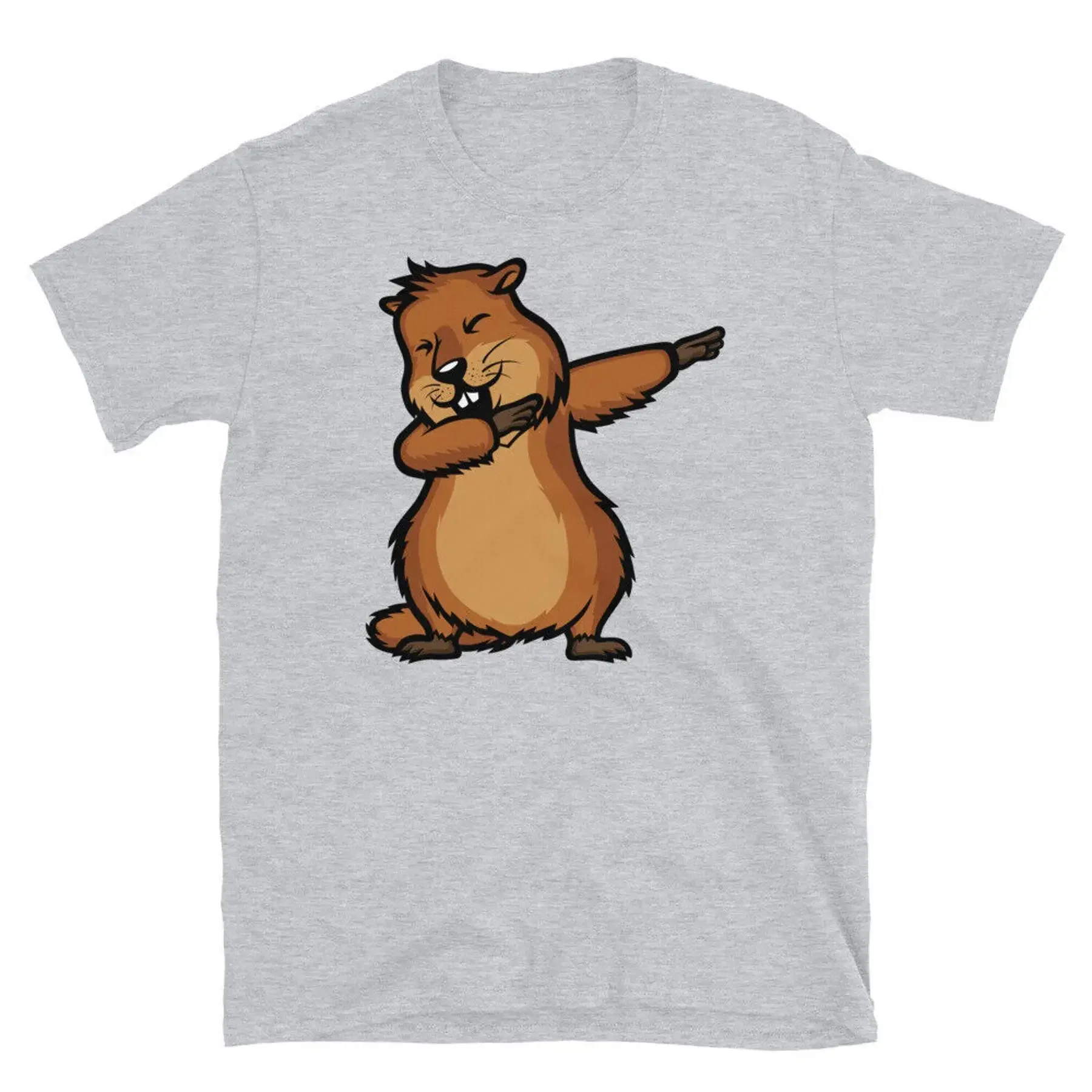 Funny Punxsutawney Dabbing Groundhog Day Short Sleeve Unisex T Shirt