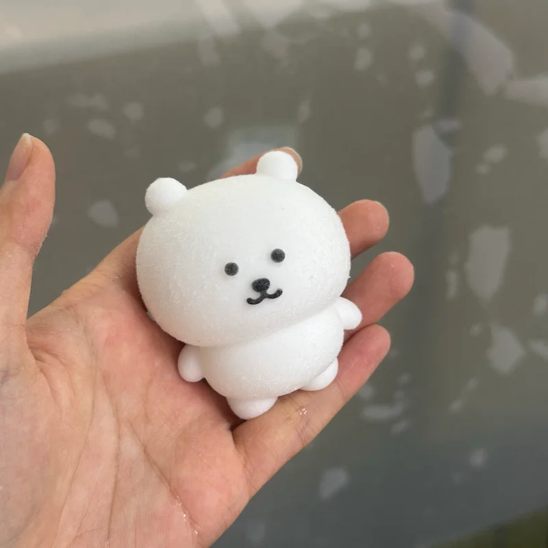 

Taba Squshy Handmade Silicone Kawaii Mini Bear Polar Bear Squishy Fidget Toy Gift For Children Girls Adult Decorative Pendant