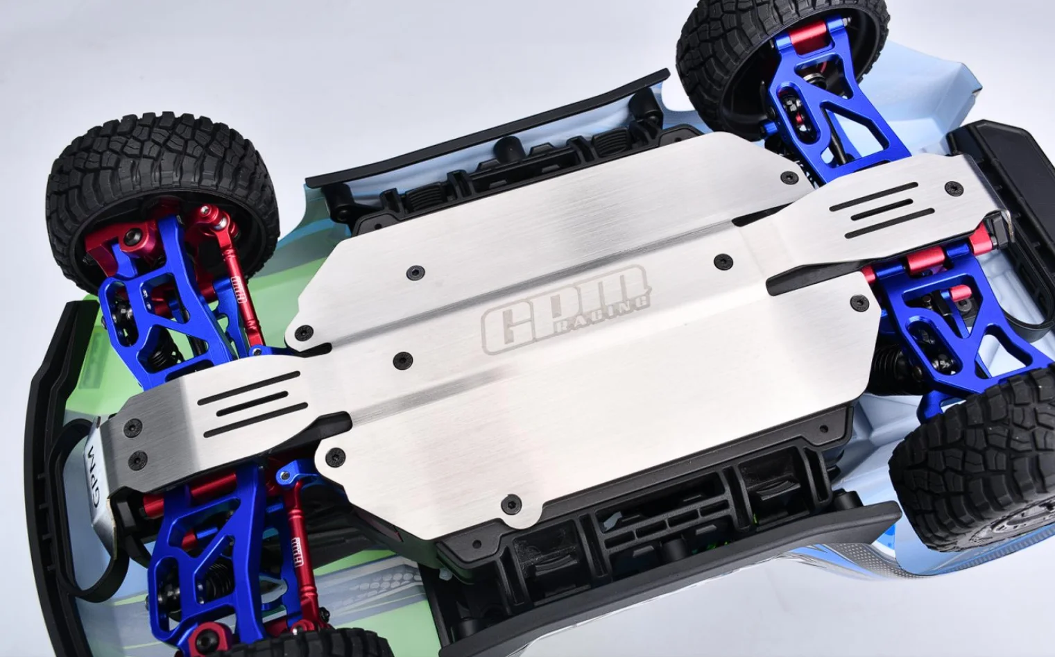 GPM Stainless Steel Chassis Skid Kit Armor For TRAXXAS Mini Slash 1/16 RC Car Parts