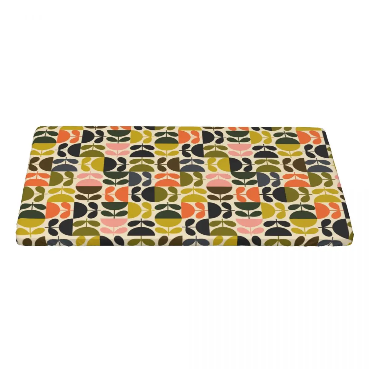 Custom Rectangular Waterproof Oil-Proof Jigsaw Stem Multi Pattern Tablecloth Table Cover 4FT Fit Orla Kiely Table Cloth