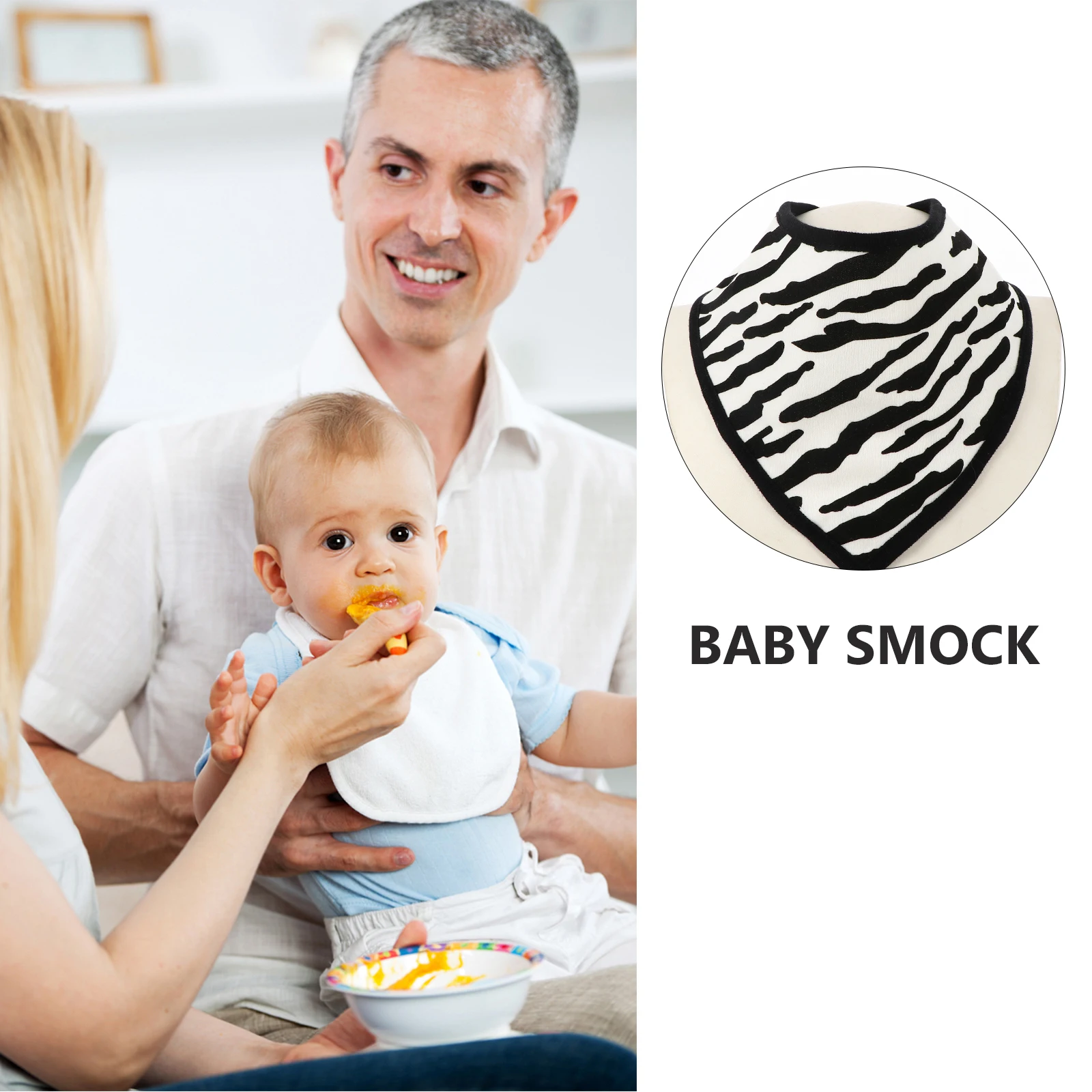 

3Pcs Baby Bibs Waterproof Cotton Newborn Saliva Towel Super Absorbent Soft Adjustable Infant Feeding Bibs Triangle Scarf