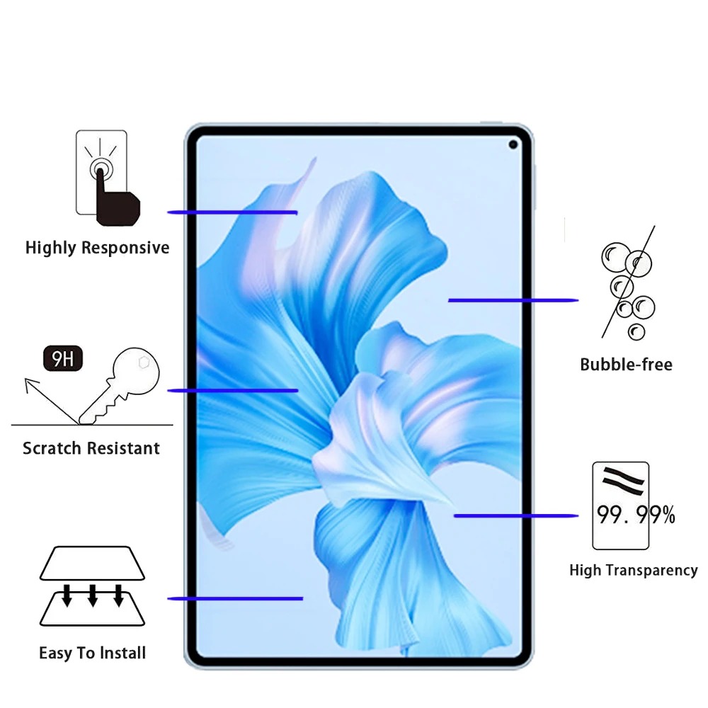 9H الزجاج المقسى فيلم واقية لهواوي MatePad برو 11 2022 حامي الشاشة GOT-W09 GOT-W29 GOT-AL09