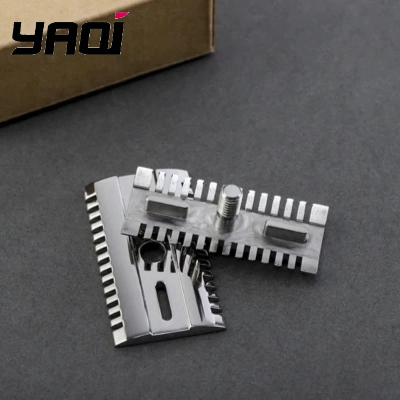 رأس ماكينة حلاقة آمنة من الفولاذ المقاوم للصدأ 316 المصقول من Yaqi - لمسة نهائية ميلون لتجربة الحلاقة الناعمة #2