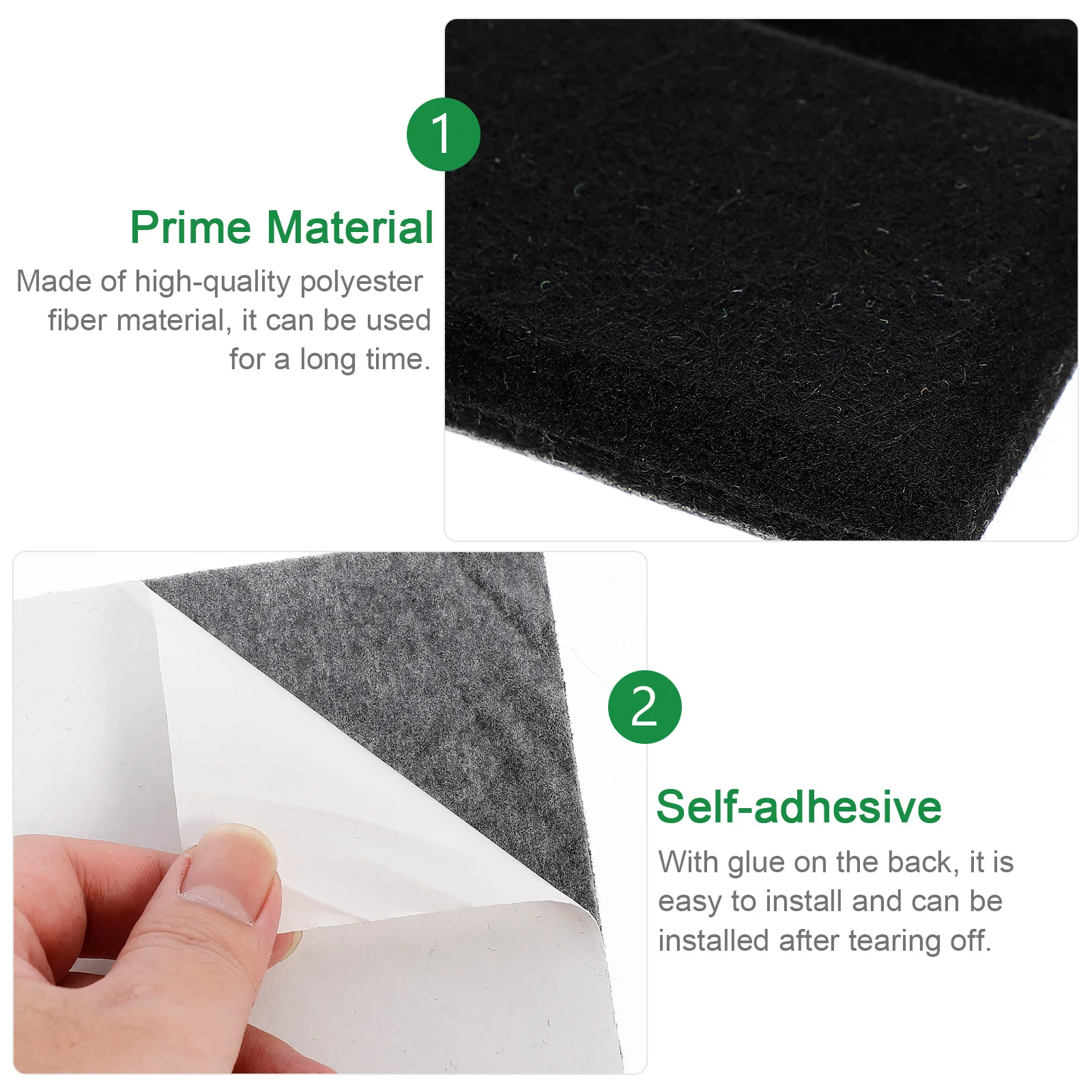

6PCS Sound Absorbing Panels Thick Uniform Acoustic Insulation Boards Noise Reduction Materials Eco Friendly Wall Ceiling Door