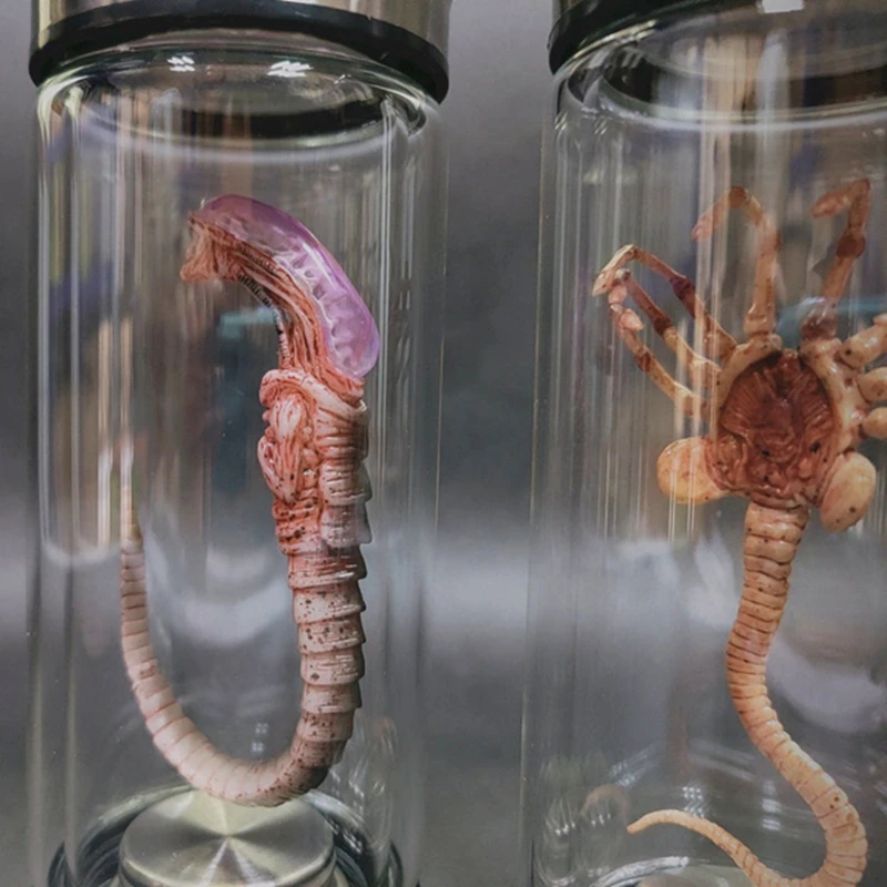 Alien Jar Xenomorph Specimen Facehugger Embryo Glass Jar Movie Prop Replica
