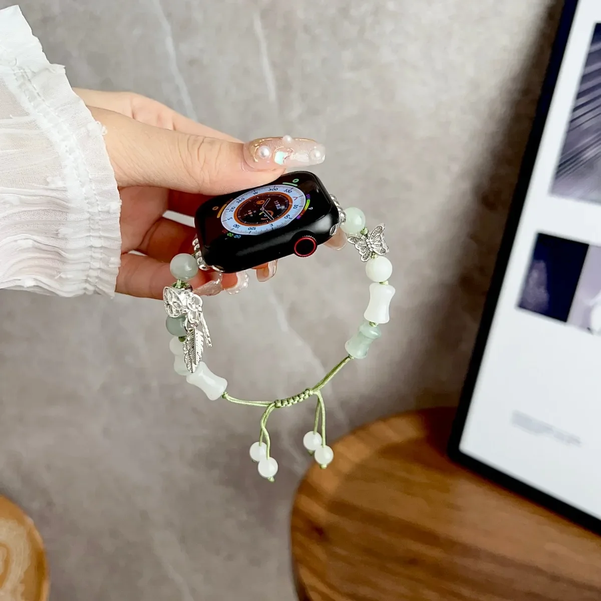 Jewelry Watchband Strap For iWatch Ultra 2 Series 10/9/8/7/6/5 Fashion Bracelet Watch Strap 42/44/45/46/49mm 38/40/41mm_voghion.com