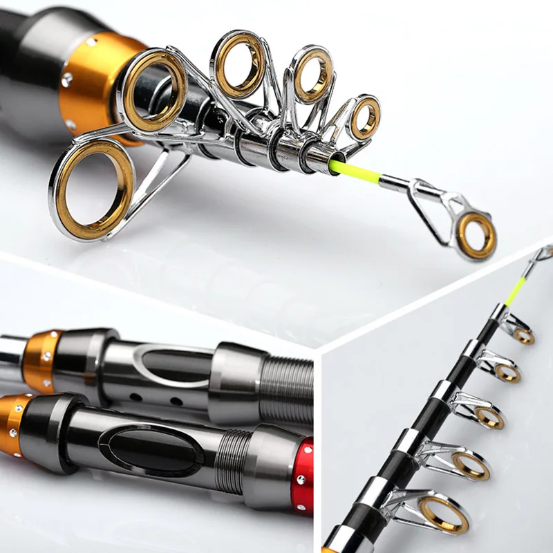 

Portable Rock Fishing Rod 1.8-3.6m Carp Rod Telescopic Sea Fishing Rod Carbon Fiber Surf Feeder Rod Spinning Rod Accessories