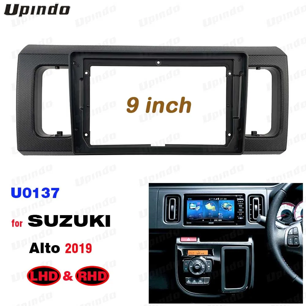 

9-дюймовая 2-диночная панель Android, рама, комплект приборной панели для SUZUKI Alto 2019+, установка автомобильного радио, АБС-пластик для ПК