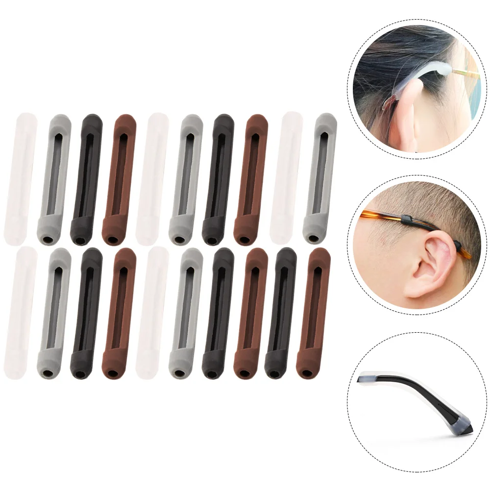 

Glasses Ear Grips Silicone Anti-Slip Replaceable Temple Tips For Running Swimming Sports Outdoor Retainer Accessories