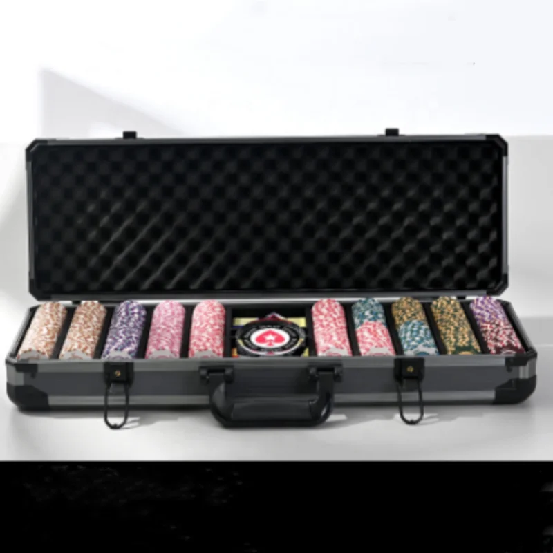 High Quality Poker Chips 500pcs Ceramic Stars Poker Chip Set for Casino