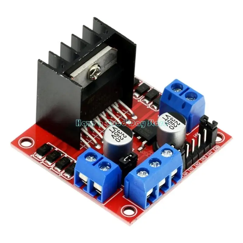 462D Double Motor Control L298N Driver Module Supporting Highly Voltages up to 46V