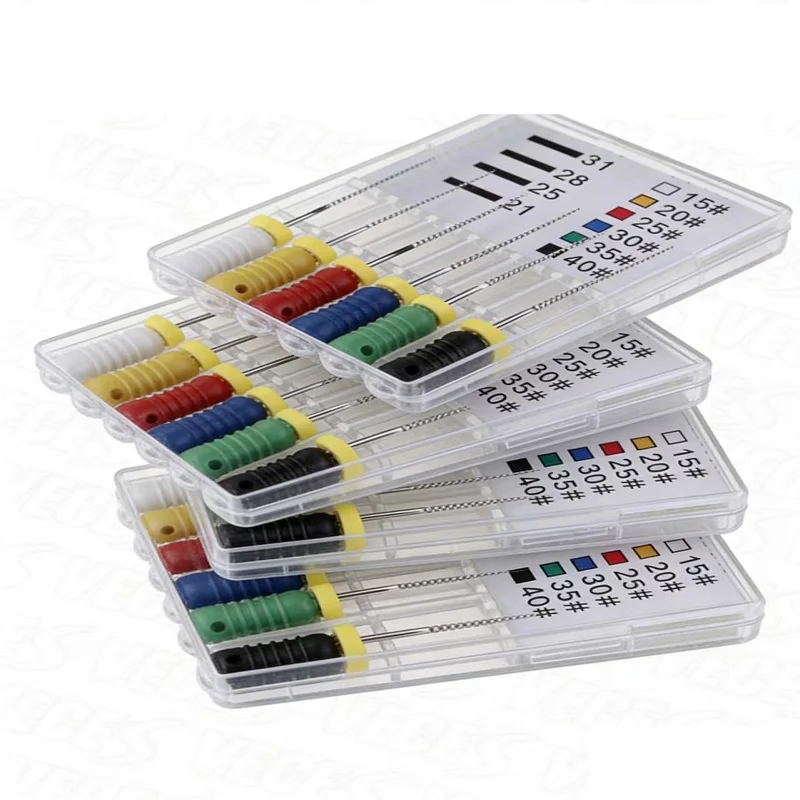 10box   K Files Stainless Steel Dental Endodontic Instruments Dental Root Canal Files Treatment Tools