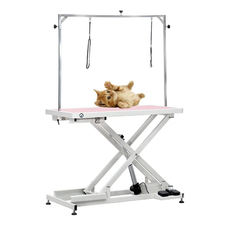 SY-W048-1 PET Beauty Equipment Dog Show Pet Grooming Table Electric Lifting Foldable Dog Stainless Steel Grooming Table