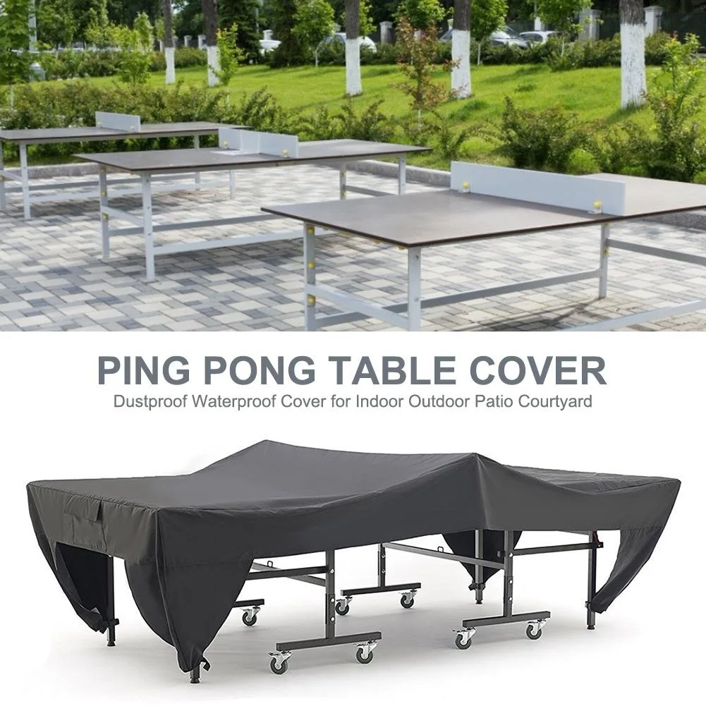 

Waterproof Ping Pong Table Cover Tennis Cover Protect Outdoor Indoor Anti-UV Dustproof Ping Pong Table Cover-A00E