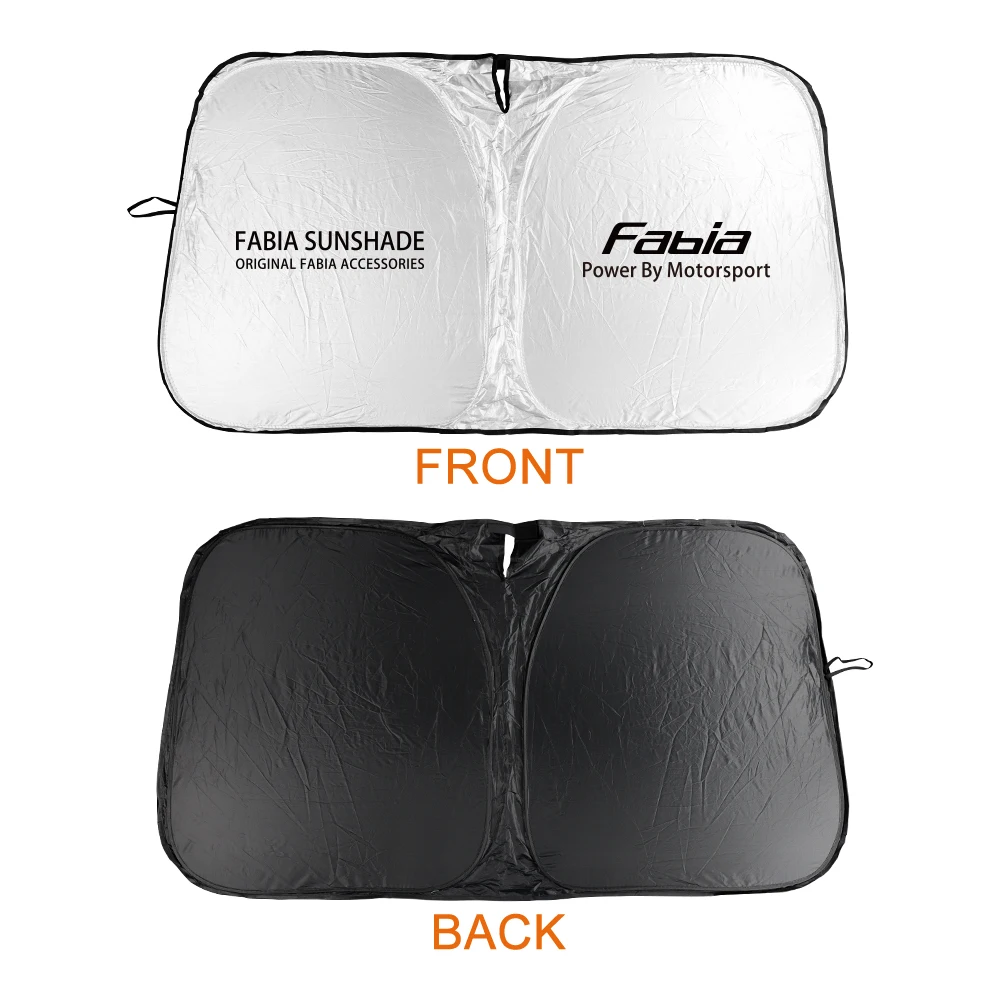 For Skoda Fabia 1 2 3 MK1 MK2 MK3 Car Windshield Sun Shade Covers Front Window Protector Parasol Anti-uv Car Accessories