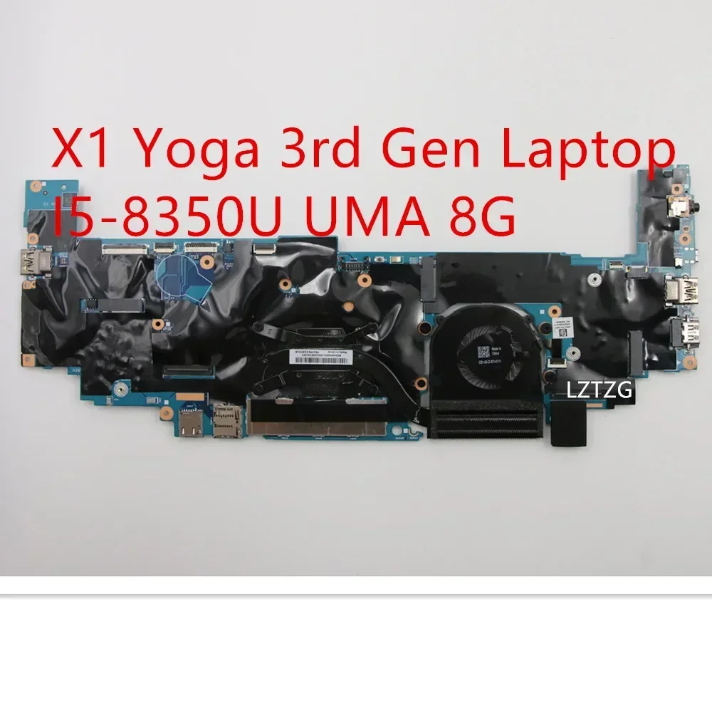 

Motherboard For Lenovo ThinkPad X1 Yoga 3rd Gen Laptop Mainboard I5-8350U UMA 8G 01YN206 5B20V13402