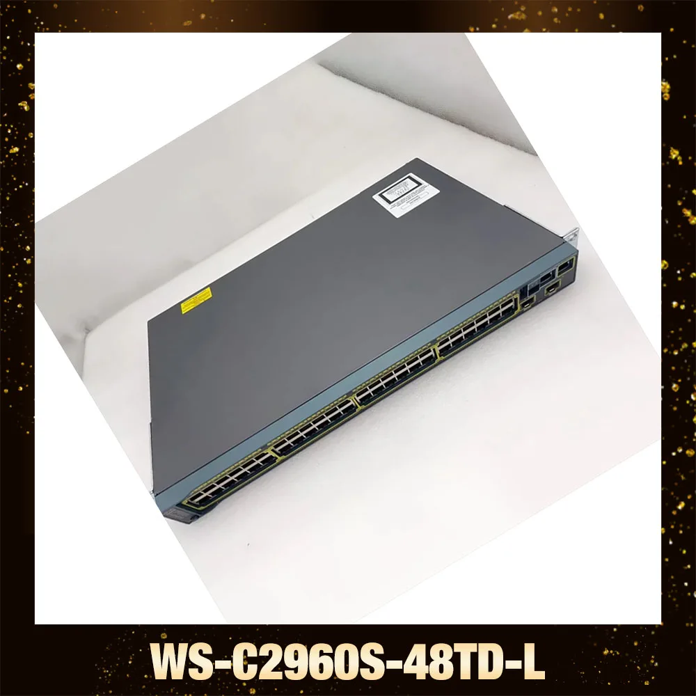 

Для Ci-sco WS-C2960S-48TD-L 48 гигабитных электрических портов 2 оптических портов 10G 2 гигабитных электрических портов