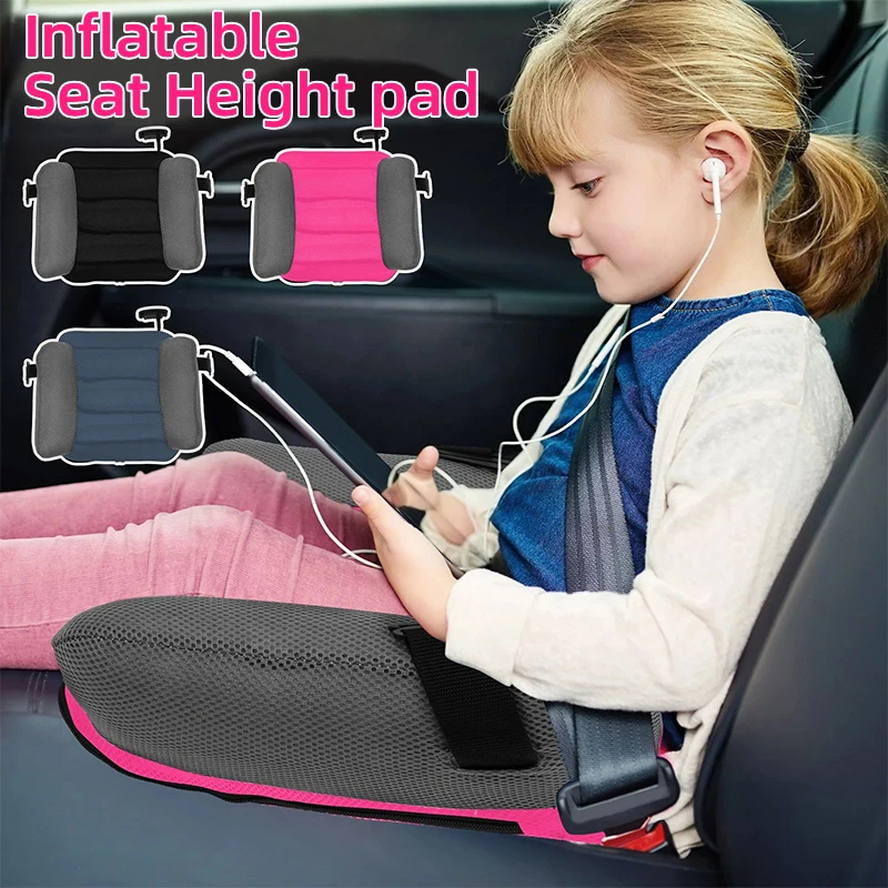 

Portable Car Inflatable Height Increasing Pads PVC Travel Seat Cushions for Car Seats - Travel Size Portable Comfort