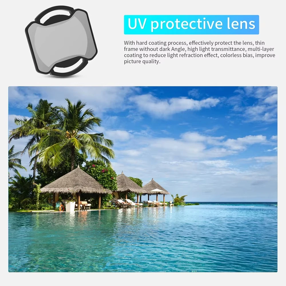 RCSTQ ND-filter voor DJI Avata 2, optische glazen lenzen, verstelbare filterset ND8 ND16 ND32 ND64 UV CPL drone-lensaccessoires