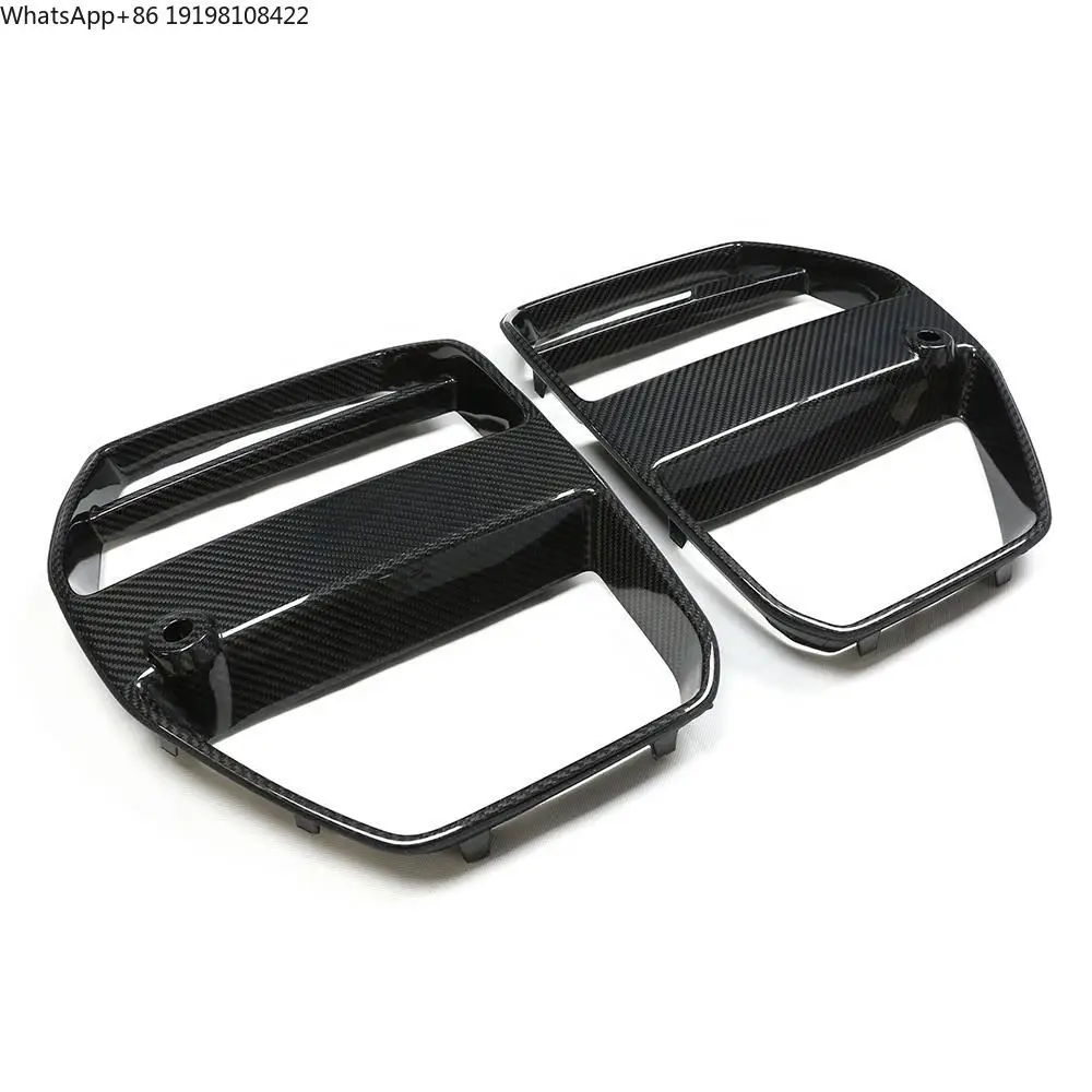 

2021-2024 for BMW G80 M3 M4 G82 G83 V Style Front Bumper Grills Dry Carbon Fiber Front Grill New Condition
