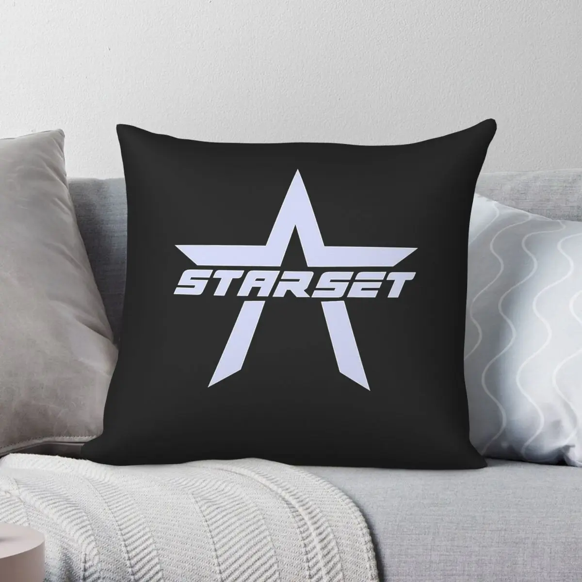 Starset Band Divisions Album Square Pillowcase Polyester Linen Velvet Printed Zip Decor Throw Pillow Case Car