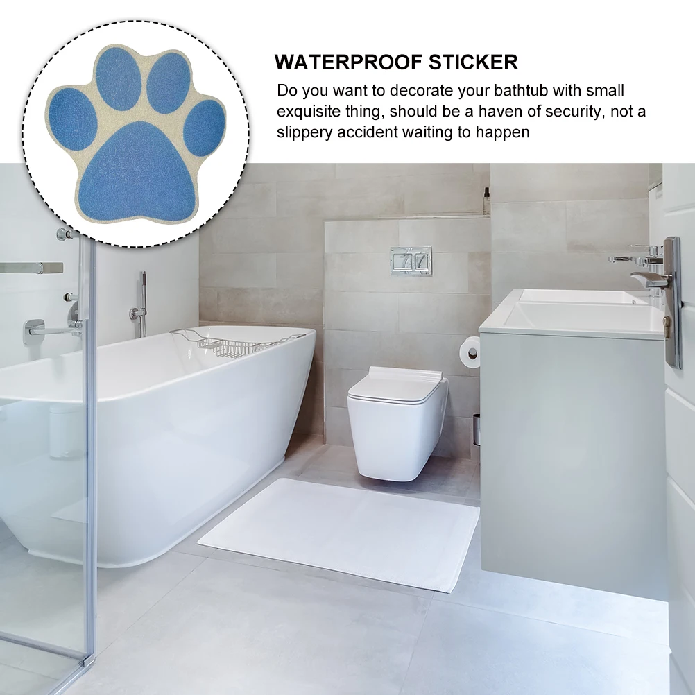 

6pcs Bathtub Stickers Waterproof Cartoon Decals For Bathroom Non-Slip Tub Strip Shower Stickers Home Bath Accessories