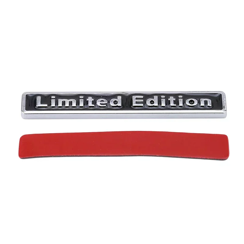 3D Chrome Metal Sticker Car Accessories Sticker Limited Edition Badge Car Decal Sticker For Car Styling Word Letter Sticker