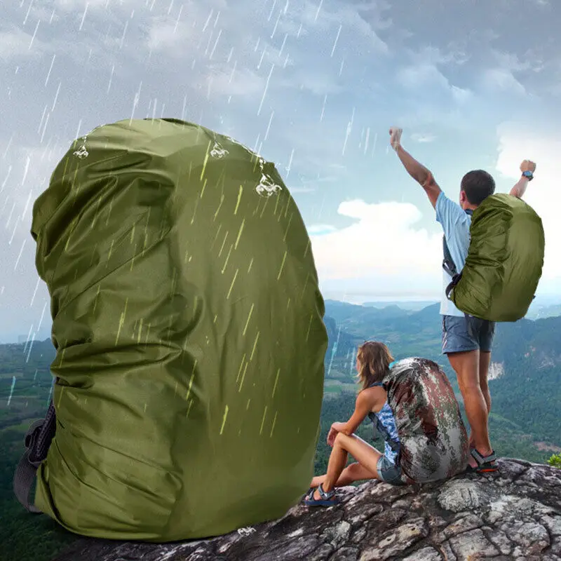 Waterproof Rain Cap Cover Outdoor Camping Travel Hiking Climbing Backpack Bag sports bags cover
