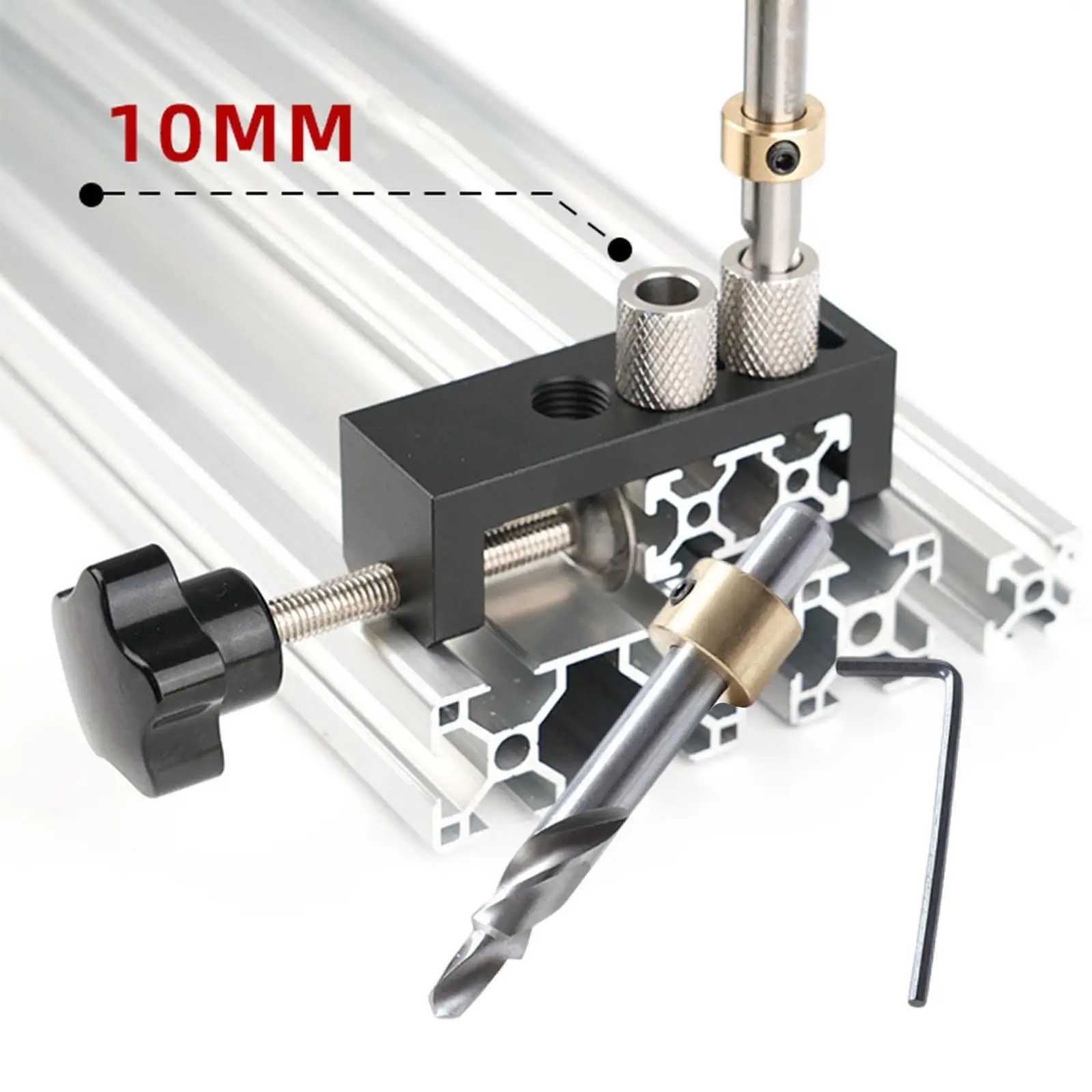 

Hole Drilling Assistant Set Premium Double Hole for 2020 2040 3030 3060 4040