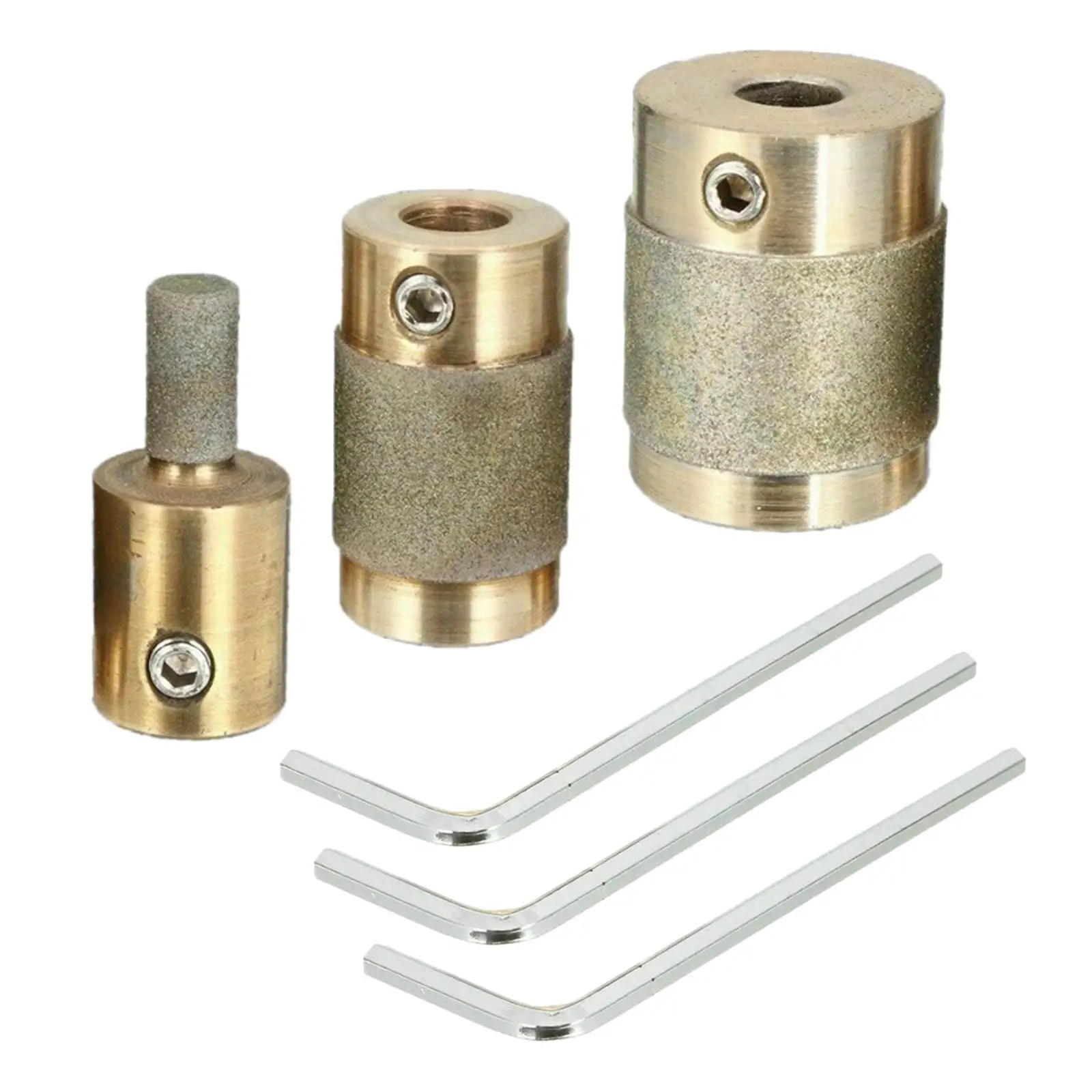 Diamond Grinder Bit for Stained Glass Shaping and Drilling Tile Stone Ceramic Tool Brass Core Double Plated