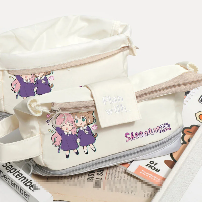 ‌I Want To Love You Till Your Dying Day Pencil Case Mimi Kagari Sheena Totsuki Pen Bag Anime Cosplay Large Cartoon Pencil Box