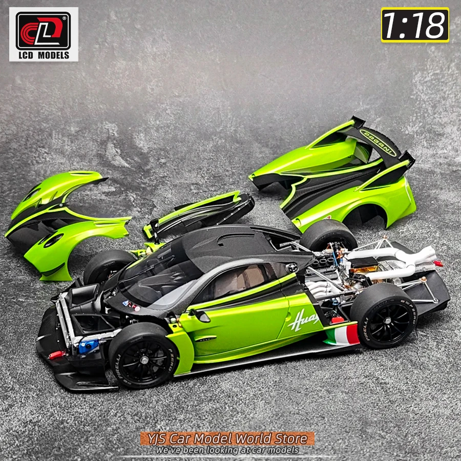 Pagani Huayra R 1/18 スケールモデルミニカー 1/18 LCD Pagani Huayra R (Carbon Black) Diecast Car Model